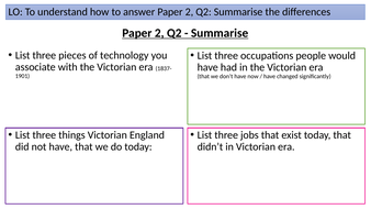 AQA Lang Paper 2, Question 2 with model answers | Teaching Resources