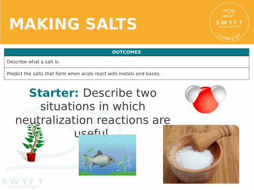 KS3 ~ Year 7 ~ Making Salts