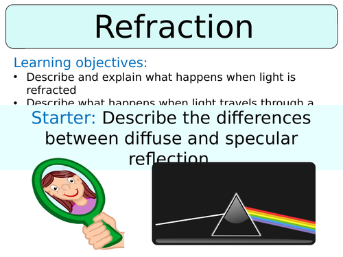 KS3 ~ Year 7 ~ Refraction