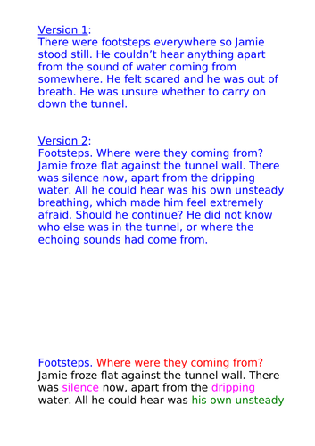 Suspense writing | Teaching Resources