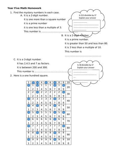 Properties of numbers | Teaching Resources