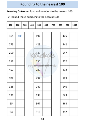 AQA Entry Level 3 Maths: Numbers to 1000 | Teaching Resources