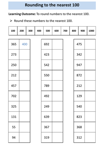 aqa-entry-level-3-maths-numbers-to-1000-teaching-resources