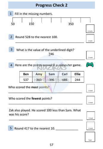 AQA Entry Level 3 Maths: Numbers to 1000 | Teaching Resources