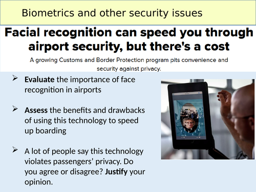 KS3 Biometrics and other security issues (5/5)
