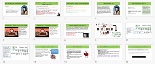 OCR Tudor Rebellions | Henry VII Dynastic Rebellions | Teaching Resources
