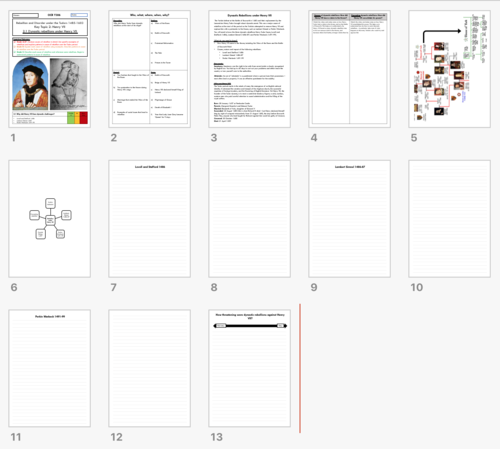 OCR Tudor Rebellions | Henry VII Dynastic Rebellions | Teaching Resources
