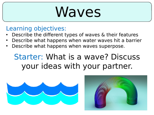 KS3 ~ Year 7 ~ Waves