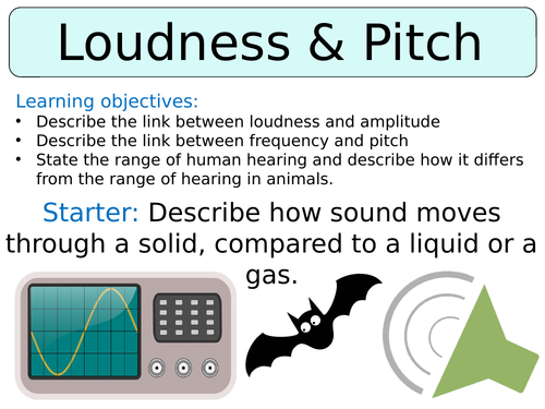 KS3 ~ Year 7 ~ Loudness & Pitch