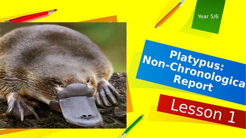Non-chronological Report Planning: Year 5/6: Australian Animals: Platypus |  Teaching Resources