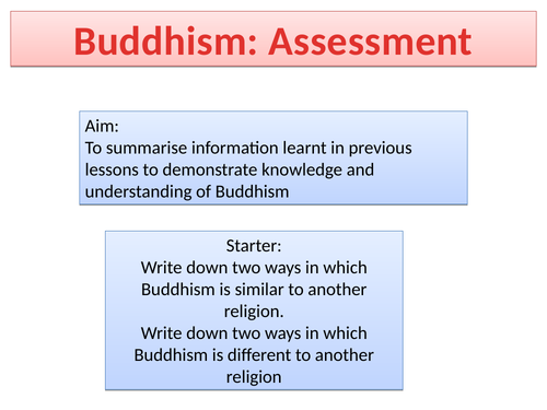 Buddhism topic KS3 | Teaching Resources