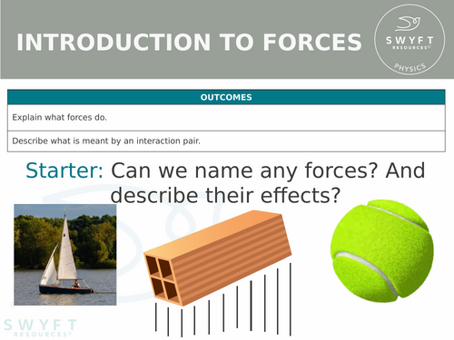 KS3 ~ Year 7 ~ Introduction to Forces