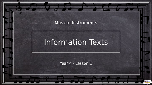 FREE Year 4: Information Texts (Lesson 1 of 15) | Teaching Resources