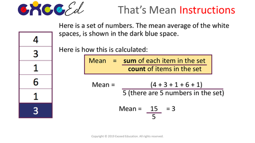 That's Mean: Mean Average 'Start the Day' Reasoning