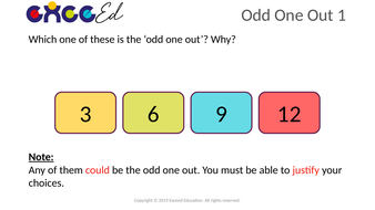Odd One Out: 'Start the Day' reasoning activity (free) | Teaching Resources