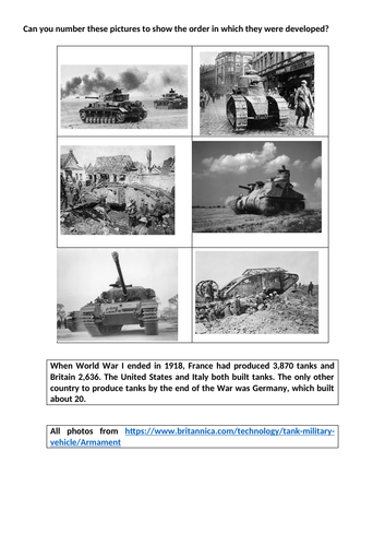 essay about military tank