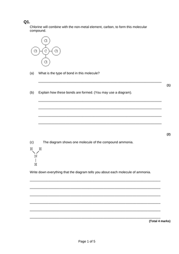 Covalent Bonding - Full Lesson | Teaching Resources