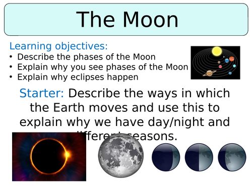 KS3 ~ Year 7 ~ The Moon