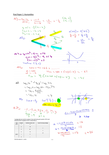 NCUK maths past paper solution for science, engineering,business and ...