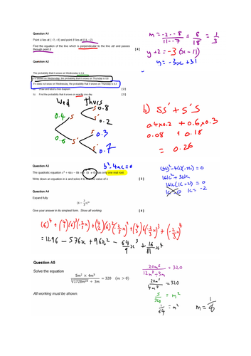 NCUK maths past paper solution for science, engineering,business and ...