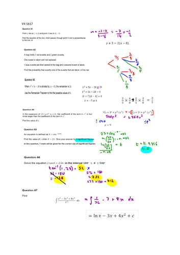 NCUK maths past paper solution for science, engineering,business and ...