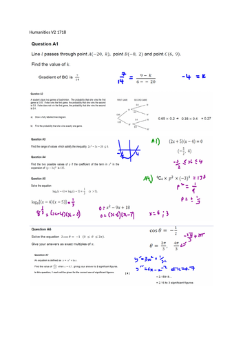NCUK maths past paper solution for science, engineering,business and ...