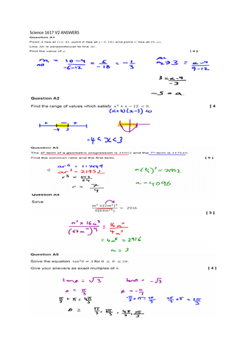 NCUK maths past paper solution for science, engineering,business and ...