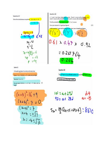 NCUK maths past paper solution for science, engineering,business and ...