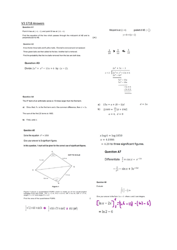 NCUK maths past paper solution for science, engineering,business and ...
