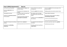Year 6 grammar worksheets with answers picture