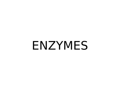 Enzymes Notes and Questions- Edexcel A level Biology | Teaching Resources