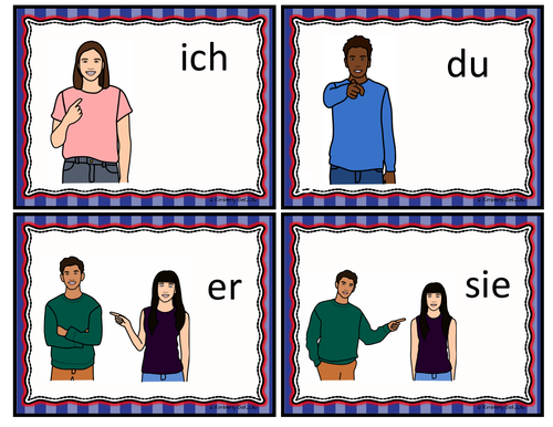 German Pronouns 36 Flashcards: Subject, Direct and Indirect Object, Possessive