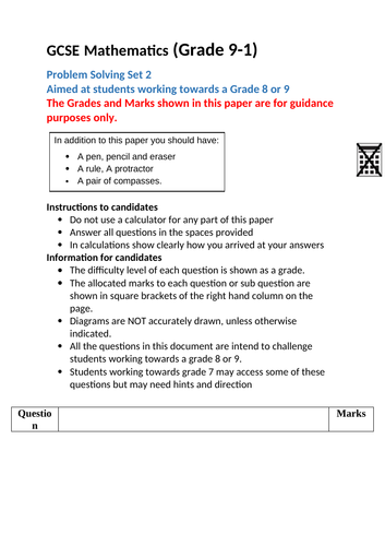 problem solving lesson 9 1