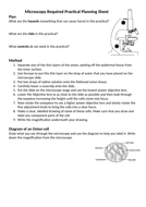 Microscopy Required Practical Lesson | Teaching Resources