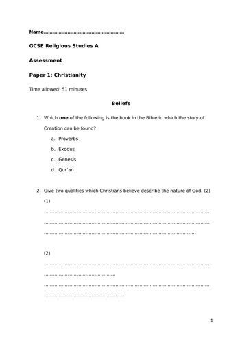 bgcse religious education past papers pdf