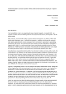 AQA GCSE English Language Paper 2 Q5 exemplar response - gender inequality letter | Teaching ...