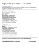 Aqa english literature paper 1 questions 2019 picture