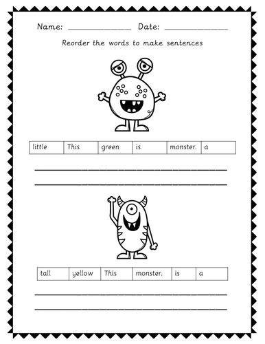year 1 punctuation spag worksheets capitals and full stops teaching