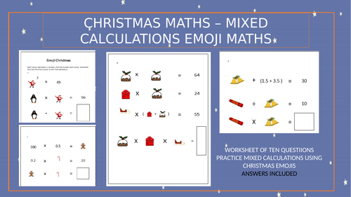 The Ultimate Christmas Emoji Worksheet Challenge