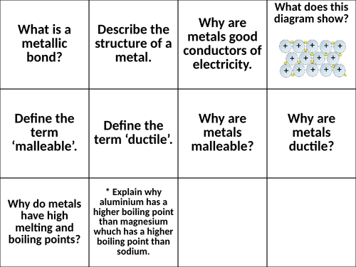 bonding-revision-question-cards-gcse-teaching-resources