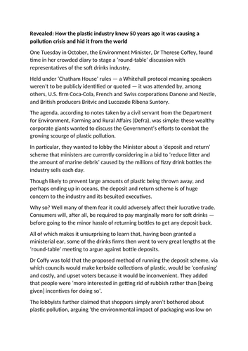 Pollution essay in english 200 words image