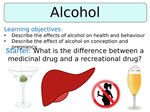 KS3 ~ Year 8 ~ Alcohol