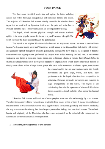 folk dance research paper