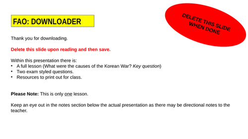 Korean War Causes | Teaching Resources