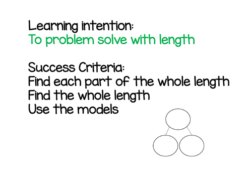 part whole problem solving year 1