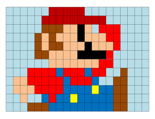 Table or Pixel Art Using Microsoft Word | Teaching Resources