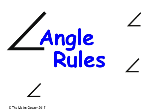 Angle Rules (pptx) | Teaching Resources