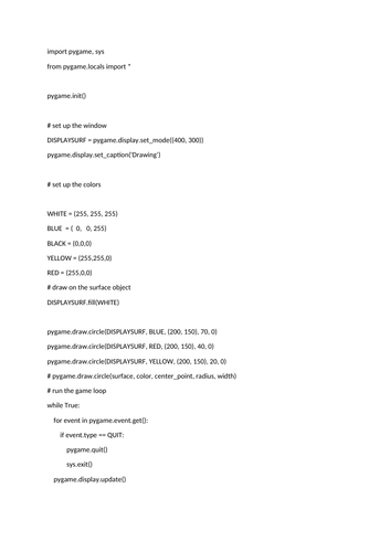 Python Games Programming : Drawings, Animations and Games. Beginner to ...