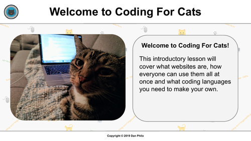 Websites Lesson Pack | Coding For Cats | Teaching Resources