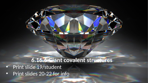 6.16.6 Giant covalent structures (AQA 9-1 Synergy)